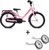 Puky - Kinderfiets - 18inch - Roze - inclusief zijwieltjes