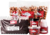 Voerpakket 'RobinRed 'n Garlic' Groot - 20mm - Met 3kg Boilies, Bait Dip, Pop-Ups, Mini Pellets & Hookbaits - Karper voer/boilies - Voordeelpakket voor vissers - Visset