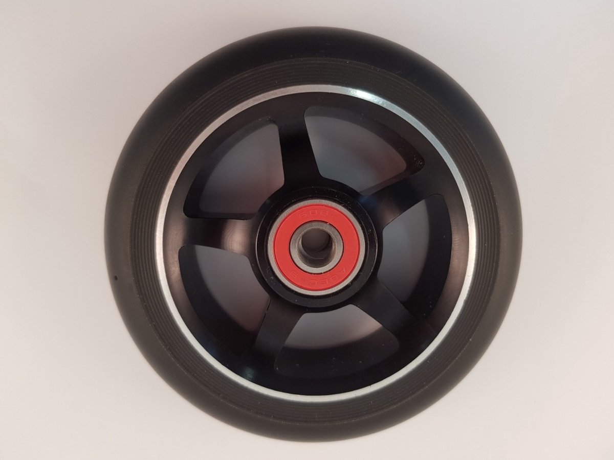 SSS Signature 100mm ALU Zwart Wielen voor Elektrische Steps - afbeelding 2