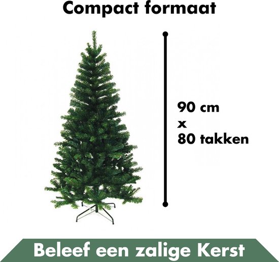 Luxe Kerstpakket met Kunstkerstboom en Kerstverlichting van In Round – 90  cm Hoog –... | bol.com