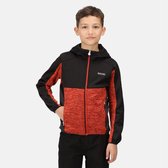 De Regatta Dissolver IV fleece - outdoortrui - kinderen - hele rits - met capuchon - Oranje