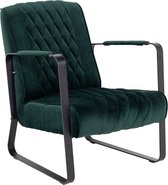 Fauteuil Iwan Groen Velvet - Giga Meubel