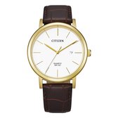 Citizen  Horloge - Citizen heren horloge - Goud - diameter 40.5 mm - goud gecoat roestvrij staal