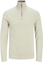 JACK & JONES Jack&Jones Reli Knit High Neck Zip BEIGE M