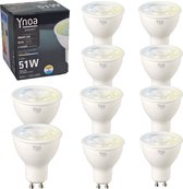 10 pack Ynoa Smart Spots White Tones - GU0 LED spot - Zigbee 3.0 - Dimbaar - CCT - Werkt met o.a. Philips Hue* en Homey