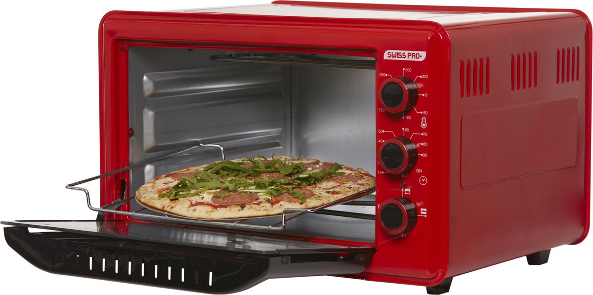 Swiss Pro+ Elektrische Oven 1500W - Voor Al je Ovenschotels, Pizza's,  Taarten & Meer!... | bol.com