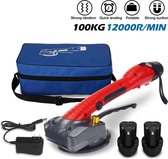 rood - Tegels Tegelmachine - 2000W - Tegels Vibrator Zuignap - Verstelbaar - Draagbaar - Automatische Floor Vibrator Leveling Tool