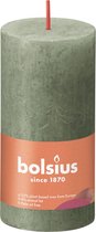 Bolsius Stompkaars Fresh Olive Ø50 mm - Hoogte 10 cm - Olijfgroen - 30 branduren