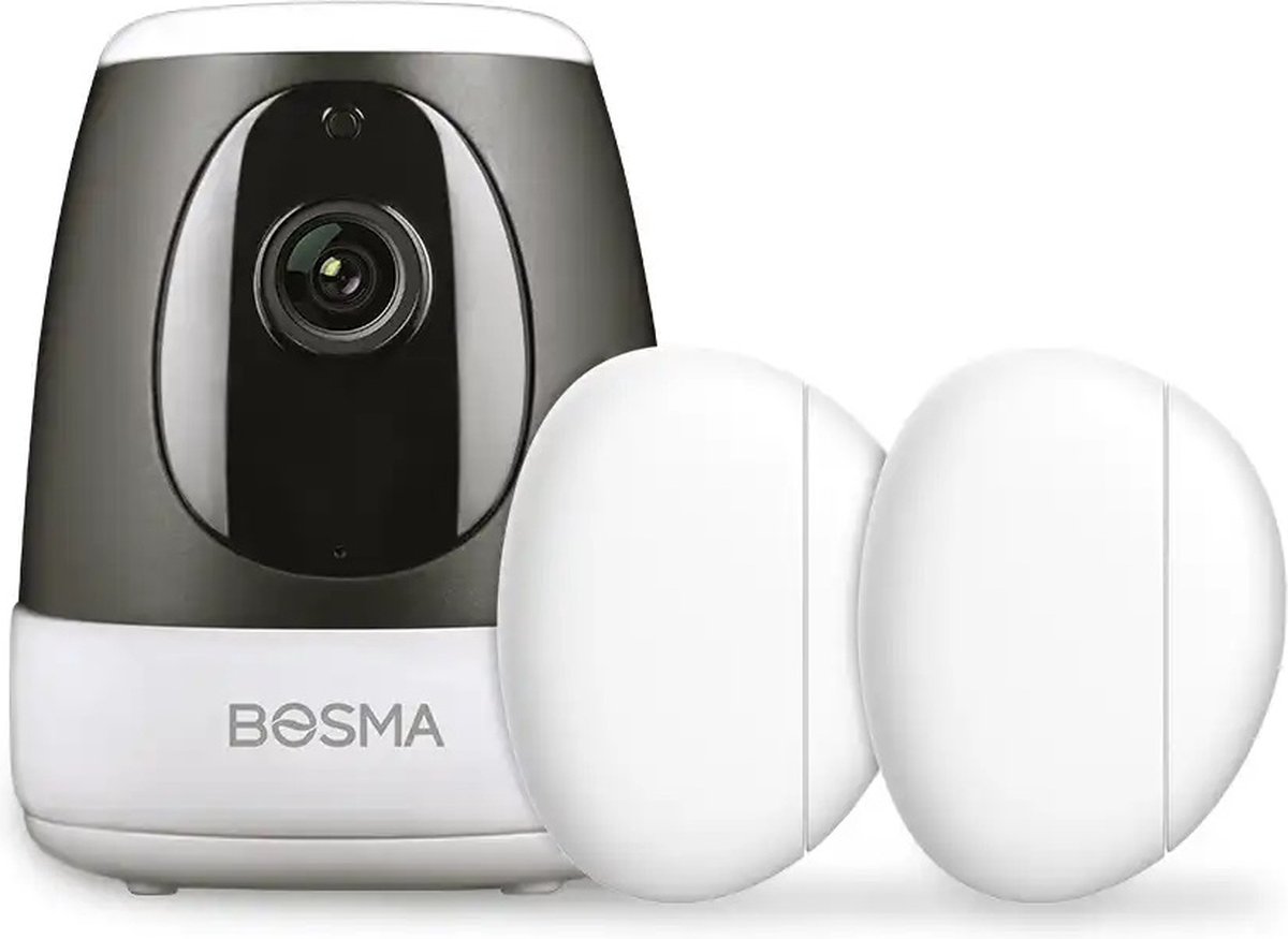 Bosma - XC-G-2DS - WiFi - beveiligingsset met hub en raam/deursensoren - 1080P Full HD
