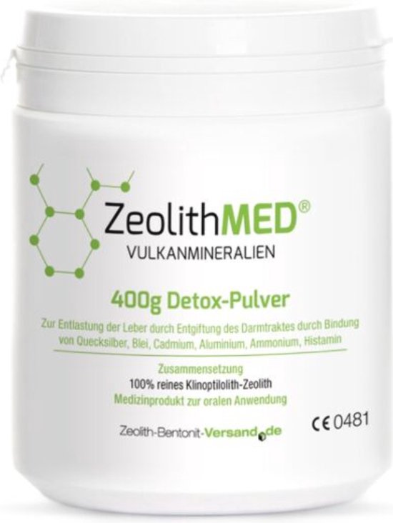 Zeolith Med - Zeoliet - 400 Gram - detox | bol