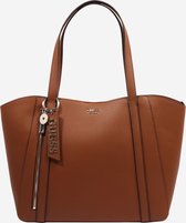 Guess Naya Trap Tote Dames Shopper - Cognac