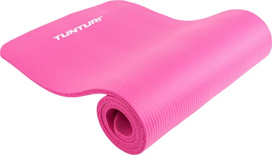 Tunturi Fitnessmat - Oefenmat - 180 cm x 60 cm x 1,5 - Roze bol.com