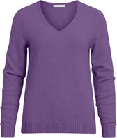 Vila VIRIL VNECK LS KNIT TOP - Purple Heart Purple