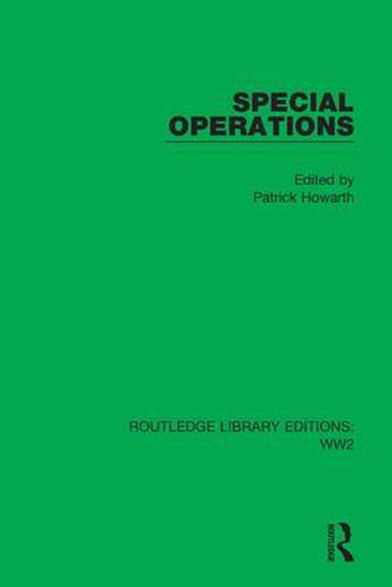 Routledge Library Editions: WW2 - Special Operations - cover