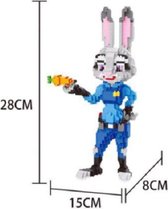Nano blocks zootropolis  Judy Hopps, 1250 stukjes