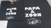 Matching T-Shirt Papa & Zoon Large (ideaal voor vaderdag)