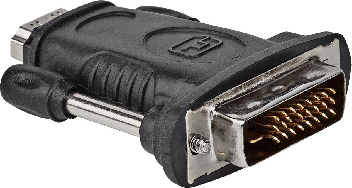 HDMI naar DVI verloopstekker - Zwart - Allteq