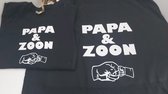Matching T-Shirt Papa & Zoon Small (ideaal voor vaderdag)