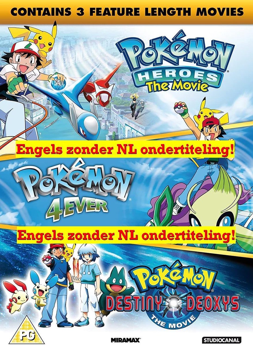 Pokemon Triple Movie Col.