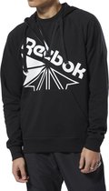 Reebok Cl Gp 1/2 Zip Oth Sweat-Shirt Mannen zwart