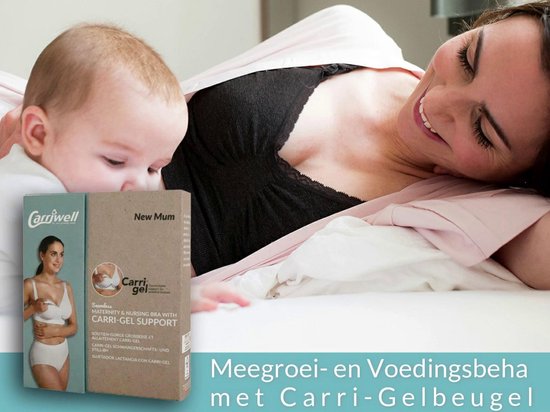 Carriwell Carrigel borstvoedingsbeha voor dames, transparant en