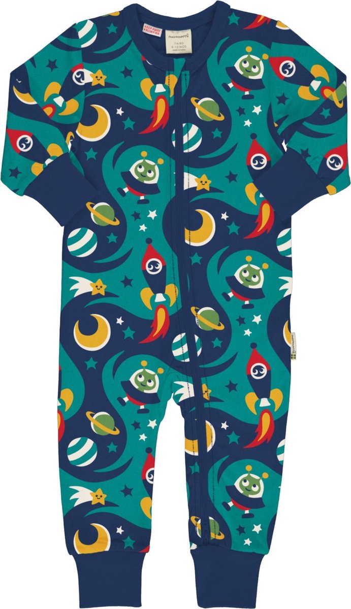 Maxomorra romper suit baby Space maat 86-92