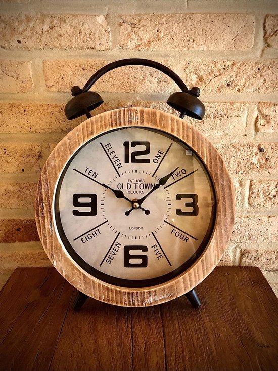 Réveil cloche sur pied 32 cm de haut - horloge de table - horlogerie -  montre - style... | bol.com