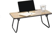 Table pour ordinateur portable - Table de lit - Neuf - Avec emplacement pour Ipad - MDF - Table de canapé - Rehausse pour ordinateur portable - l52,5 x l30 x h21,5 cm