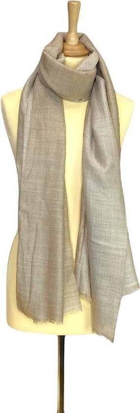 Echarpe en cachemire - bicolore en marron marron clair - 100% cachemire -  écharpe... | bol.com