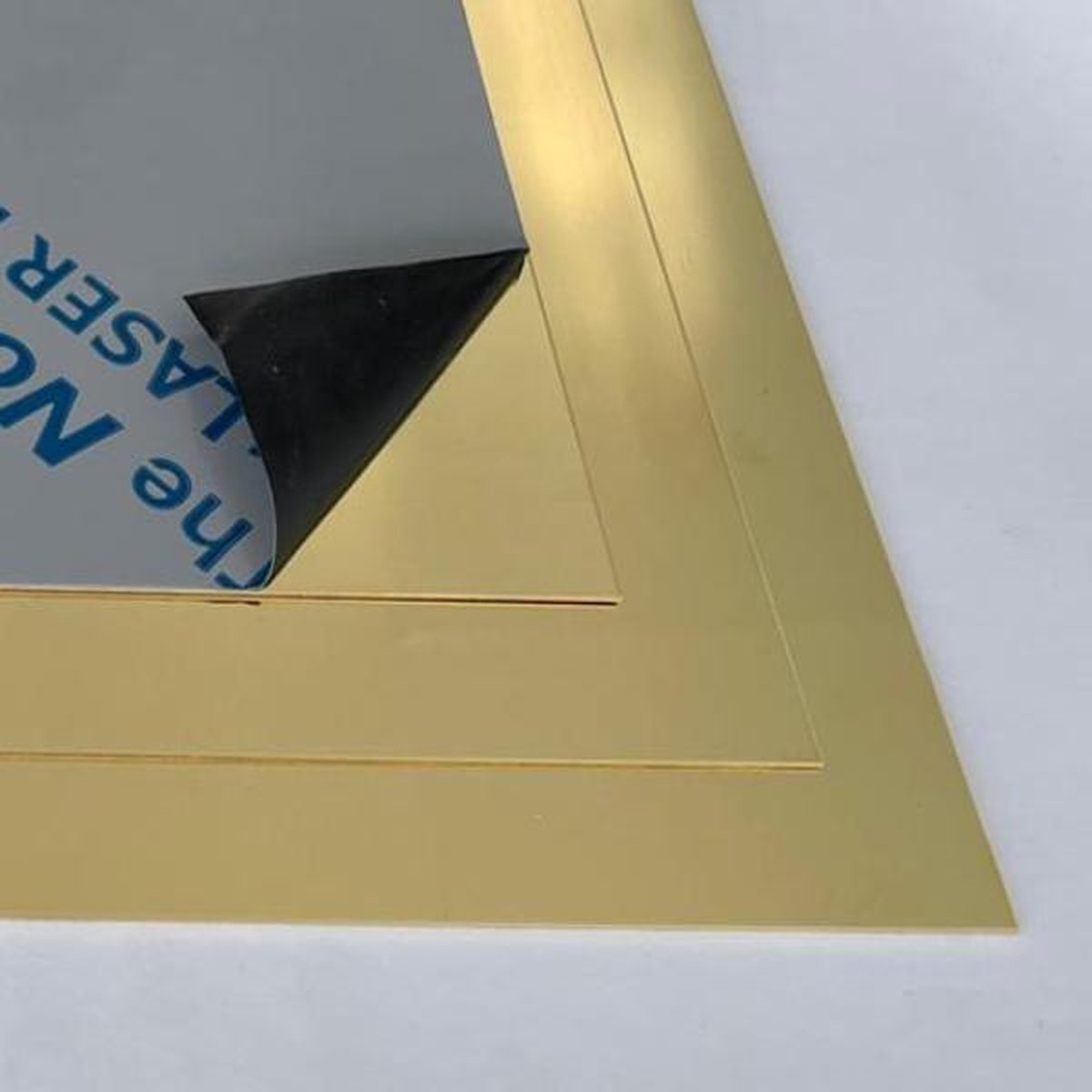 Messing vlakke plaat - 4mm, 400x400mm