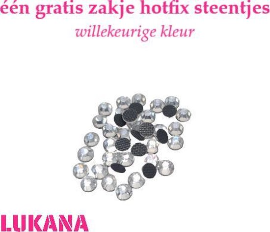Lukana® Hotfix Applicator - Roze - Inclusief Zakje DMC Steentjes - 7 Opzetstukken en Houder - Lukana