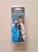 Grundig - Stereo Earphones - In Ear - Oordopjes - 1,2M Kabel - Kleur Zwart