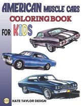 Vehicles Coloring Book for Kids- American muscle cars coloring book for kids