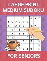 Large Print Medium Sudoku for Seniors