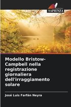 Modello Bristow-Campbell nella registrazione giornaliera dell'irraggiamento solare