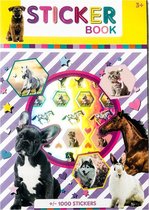 Stickerboek dieren A4-formaat met 1000 stickers