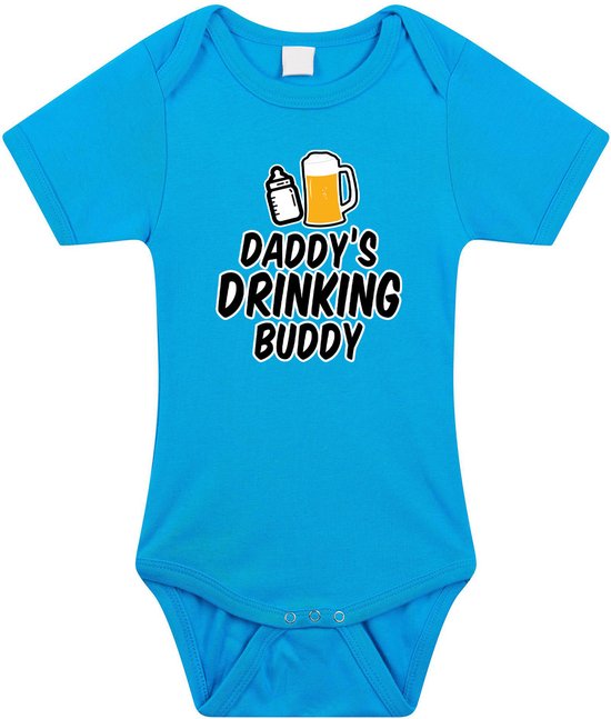 Daddys buddy cadeau romper blauw voor babys Vaderdag / papa kado / geboorte... | bol.com