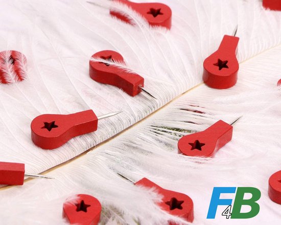 F4B Punaises Rode Ster | Voor Prikbord | 50 stuks | Waypoint | Markering |  15 mm |... | bol.com