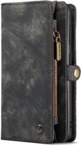 CaseMe 2-in-1 Samsung Galaxy S21 Hoesje Book Case en Back Cover Zwart