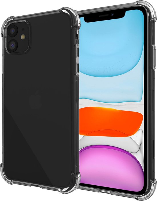iMoshion Hoesje Geschikt voor iPhone 11 Hoesje Siliconen - iMoshion Shockproof Case - Transparant