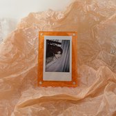 3-inch Fotolijst Acryl Lijstje Oranje Fujifilm Polaroid Instax