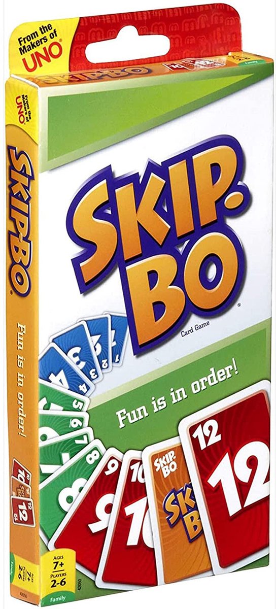 Skip-Bo Kaartspel, Familiekaartspel, Tijdloze kaartspel voor het hele gezin!