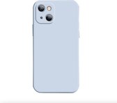 Iphone 13 telefoon hoesje siliconen - Blauw - Phone case