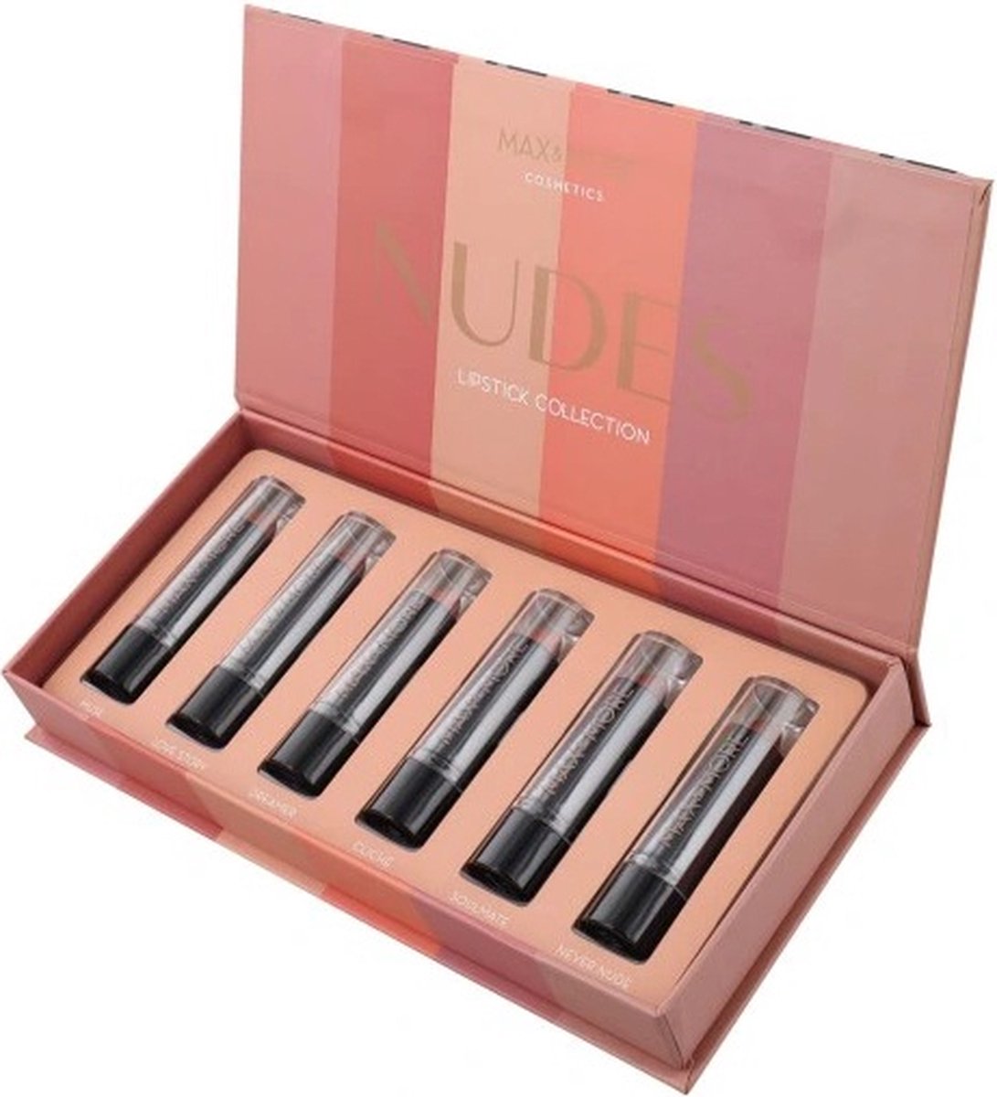Lippenstift set (6 stuks in doos) - Make-up - Lipsticks - Gift set - Cadeaupakket