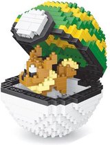 Creboblocks Pokeball met Eevee 450 Nanoblocks
