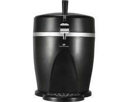 CONTINENTAL EDISON Bierdispenser 5L MB5B3 - Zwart