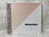 Studijoke - Fotoboek  ROOS - plakboek - fotoalbum - scrapbook - cadeau - herinneringen boek