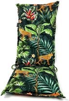 Madison Tuinstoelkussen hoge rug 50x123 cm Rio green