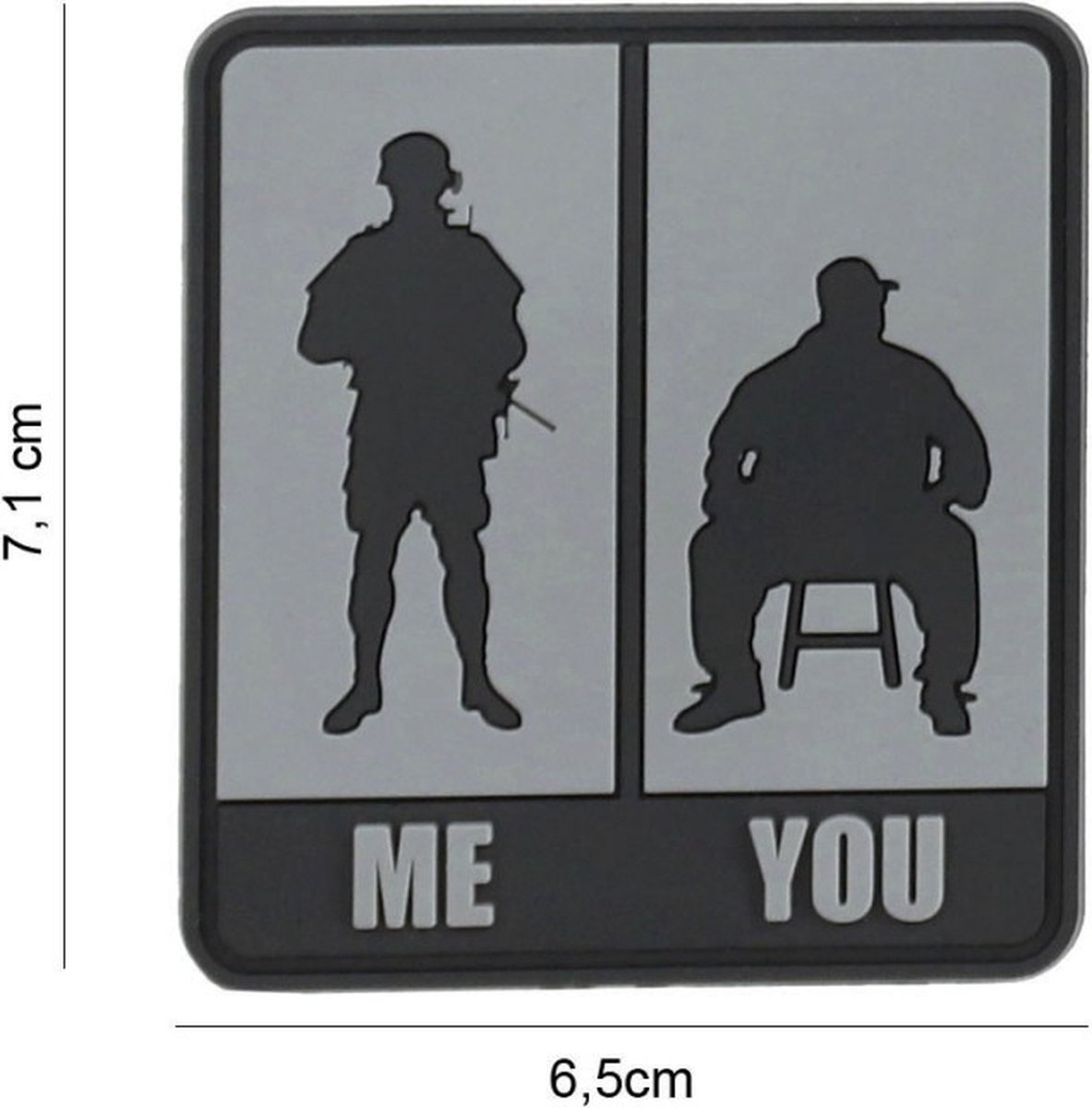 Me & You - Embleem - Patch - PVC
