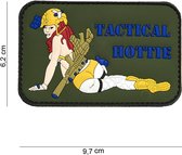 101 Inc Embleem 3D Pvc Tactical Hottie Groen  15044